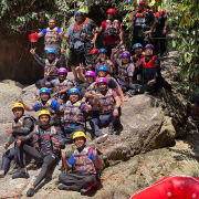 BELIA DESA KEDA DIBERI PENDEDAHAN ASAS SUKAN ARUS DERAS WHITE WATER RAFTING