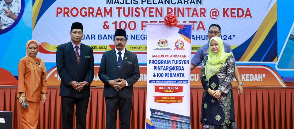 PROGRAM TUISYEN PINTAR@KEDA DAN 100 PERMATA LUAR BANDAR NEGERI KEDAH TAHUN 2024 DILANCARKAN