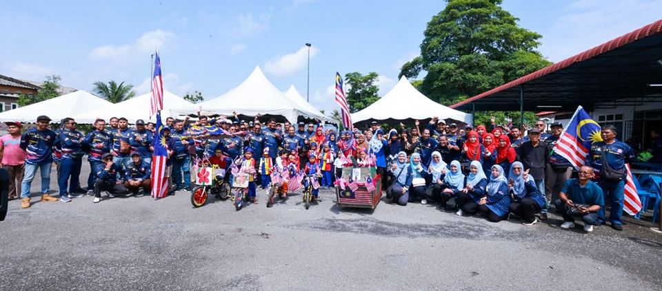 PENDUDUK DESA KEDA WANG SAMBUT BAIK PROGRAM SEMARAK HARI MALAYSIA 2024