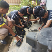 PROGRAM GOTONG-ROYONG DAN KHIDMAT MASYARAKAT DI DESA KEDA KELEDANG