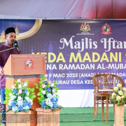 MAJLJS IFTAR DI DESA KEDA TERJEMAHKAN MAKNA MADANI