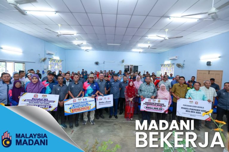 KEDA Salur Bantuan Ekonomi Berjumlah RM83,000 kepada Lapan Peserta